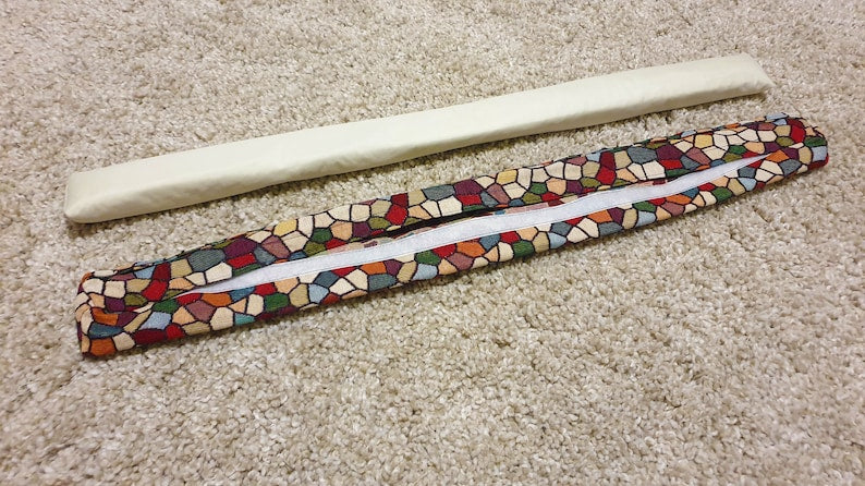 Triangular® Draught Excluder Washable Heavy Attachable Gaudi Tapestry