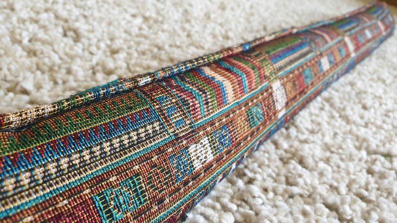 Triangular® Draught Excluder    Heavy Attachable     Funky Tapestry