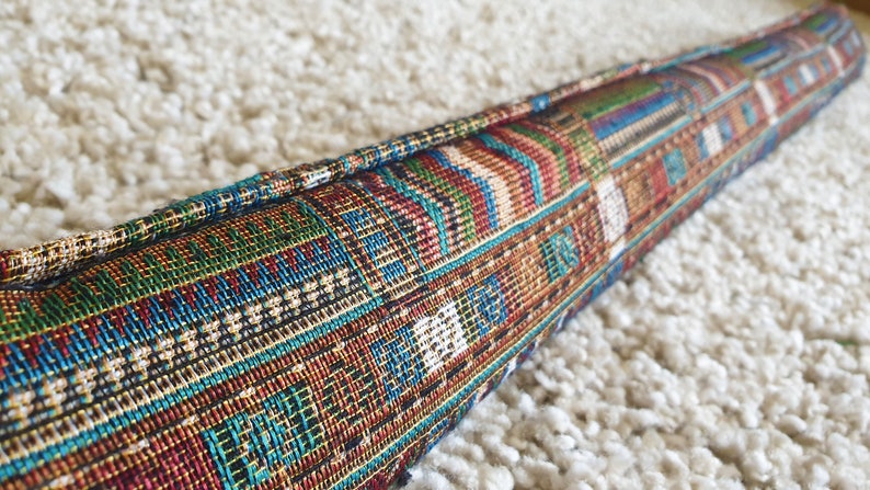Triangular® Draught Excluder Heavy Attachable Funky Tapestry