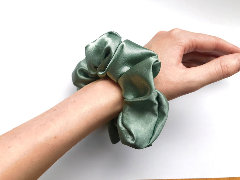 Satin Elastic Scrunchies