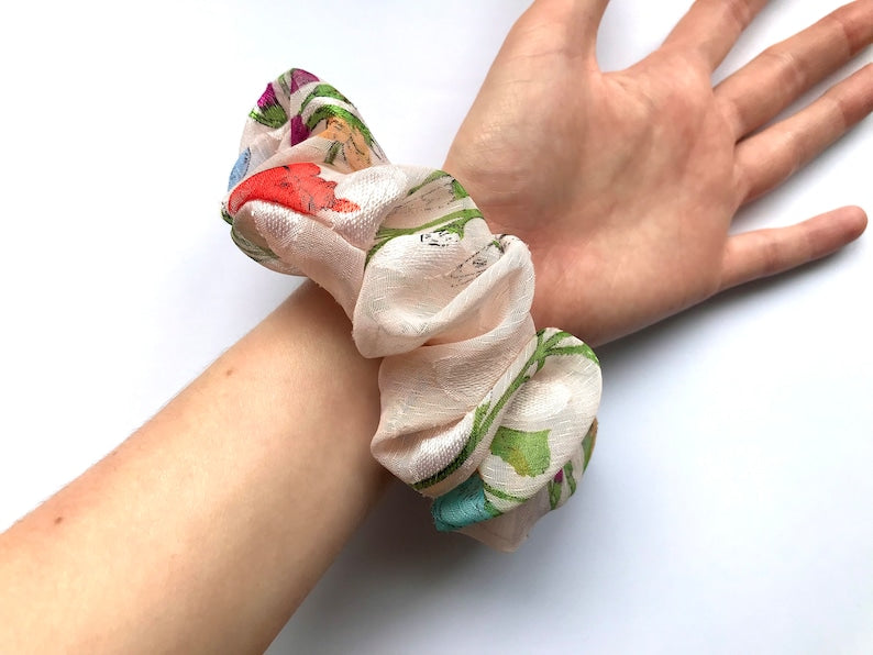 Satin Elastic Scrunchies