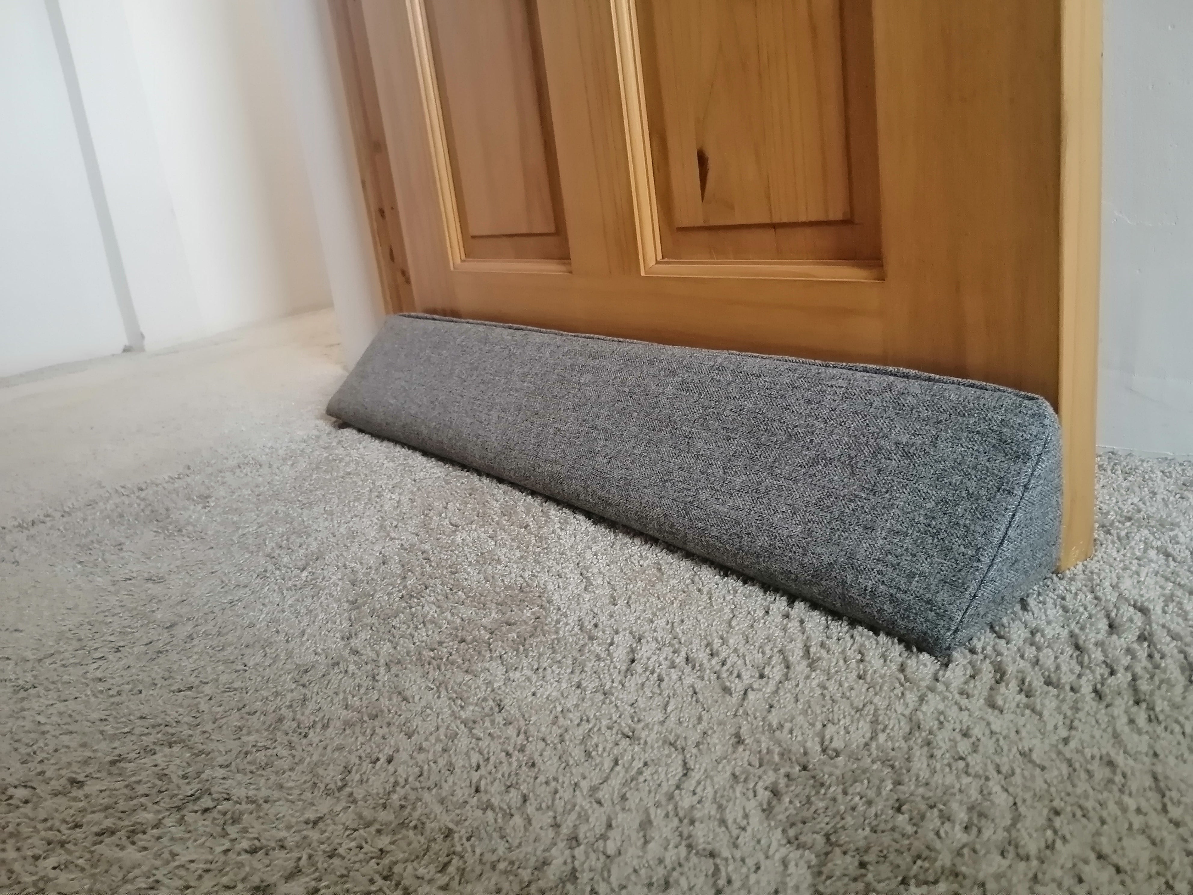EXTRA THICK Draught Excluder Triangular® | Heavy, Hookable – Draughty ...
